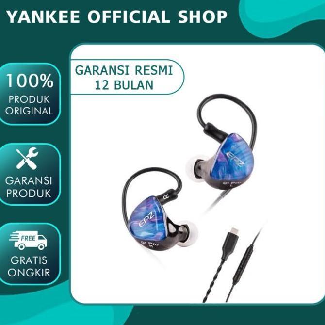 EPZ Q1 Pro Earphone Wired HIFI Bass Dynamic Driver In Ear Earphone