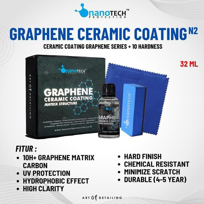 GRAPHENE SERIES NANO CERAMIC COATING - nanoTECH PROTECTION - HARD COATING
