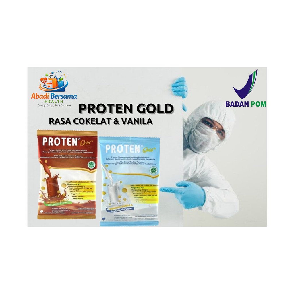 PROTEN GOLD RASA COKELAT DAN VANILLA