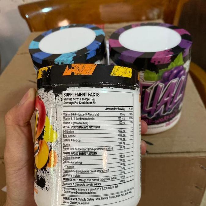 Muskel- Ans Ritual 30 Serving Serv Preworkout Pwo Wib