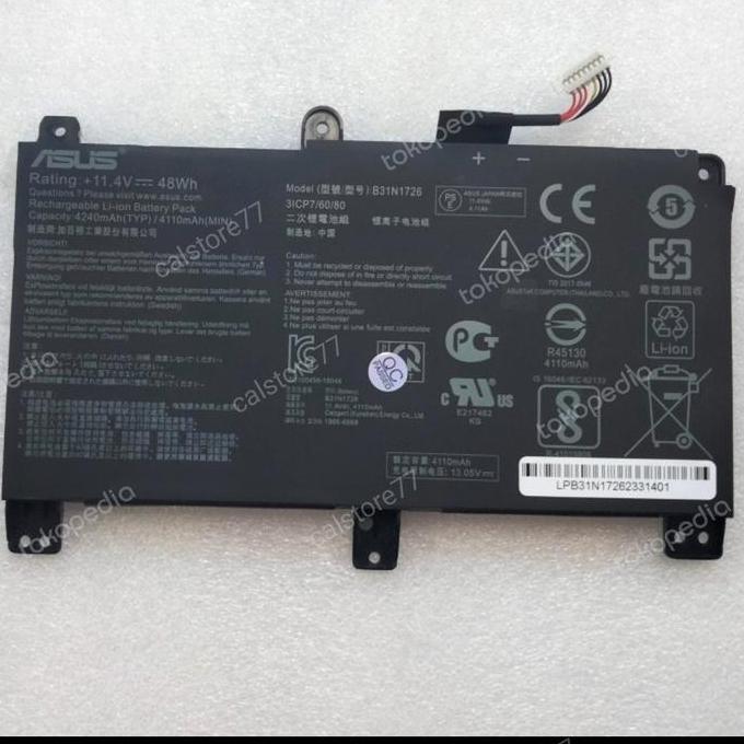 Baterai Asus Rog Strix G531 G531Gt G531G G531Gd G531Ge
