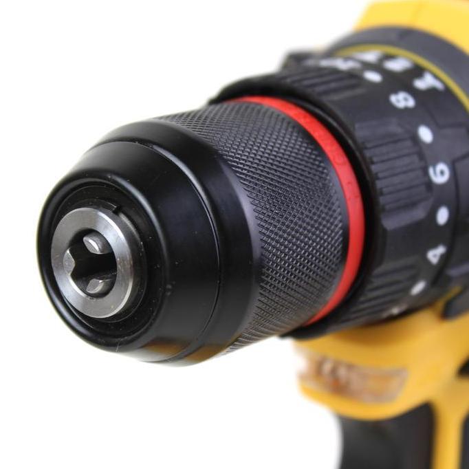 Kleiten Bor Baterai 21V Cordless Impact Drill Brushless 10Mm Bor Impek Bor Tembok Baterai