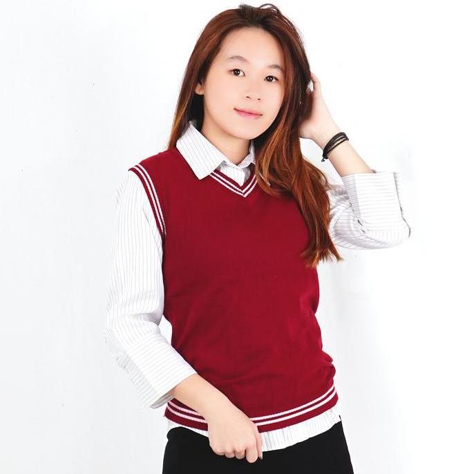 Ropa- Okechuku Rompi Nita Knit Vest Nita Knit Outer List Outer Vest Rompi Vest Nita Rompi Rajut Nita