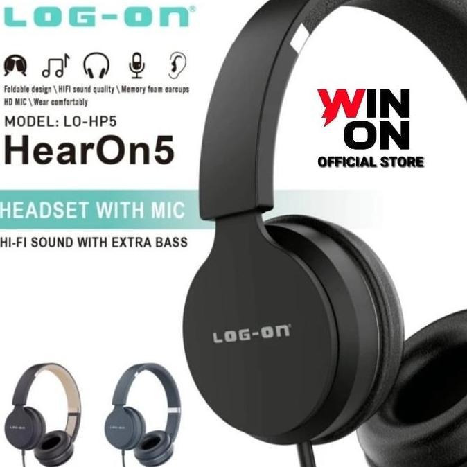 WIN ON - LOG ON HEAR ON 5 HEADPHONE HEADSET BANDO