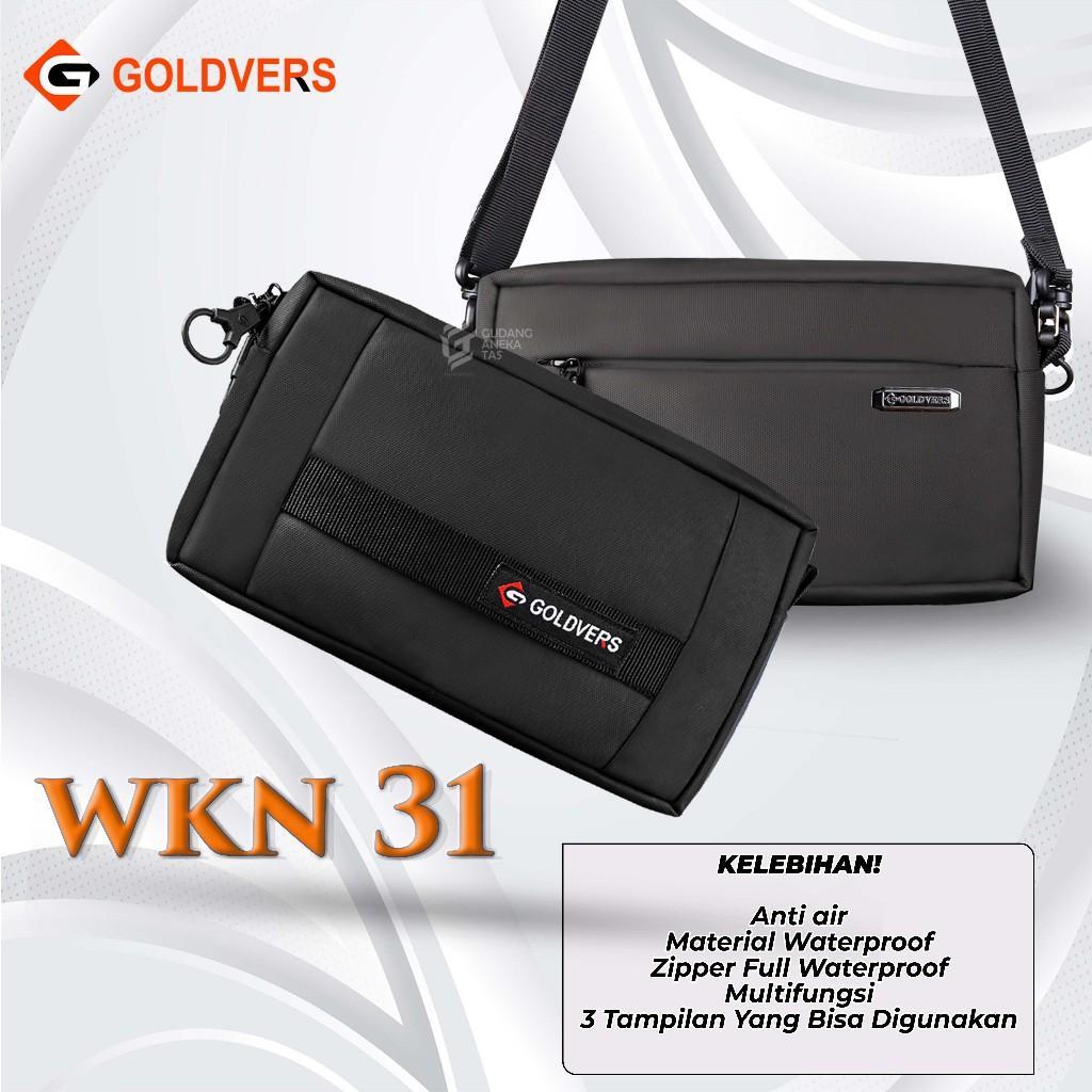 Clutchbag Pria Goldvers Original Branded Premium Tas Tangan Quality Import