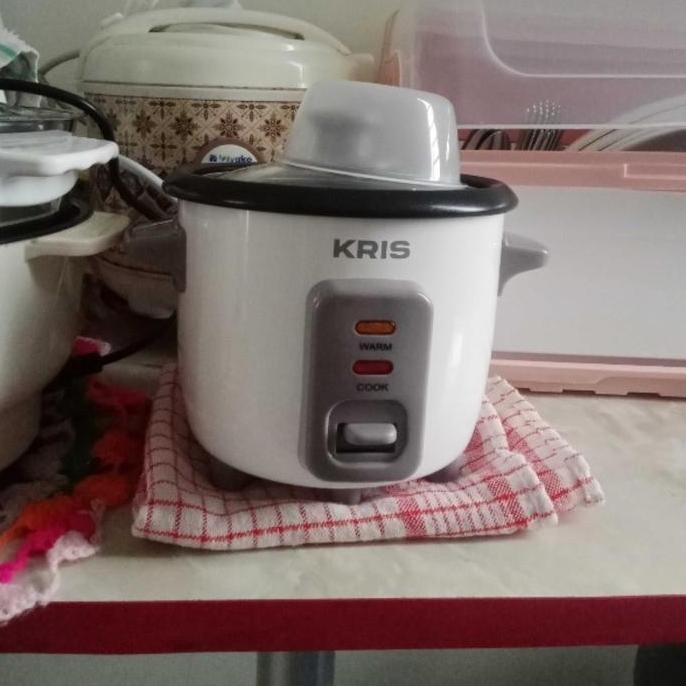 Ready Kris Travel Rice Cooker Portable 300 Ml Rice Cooker Mini  - Putih