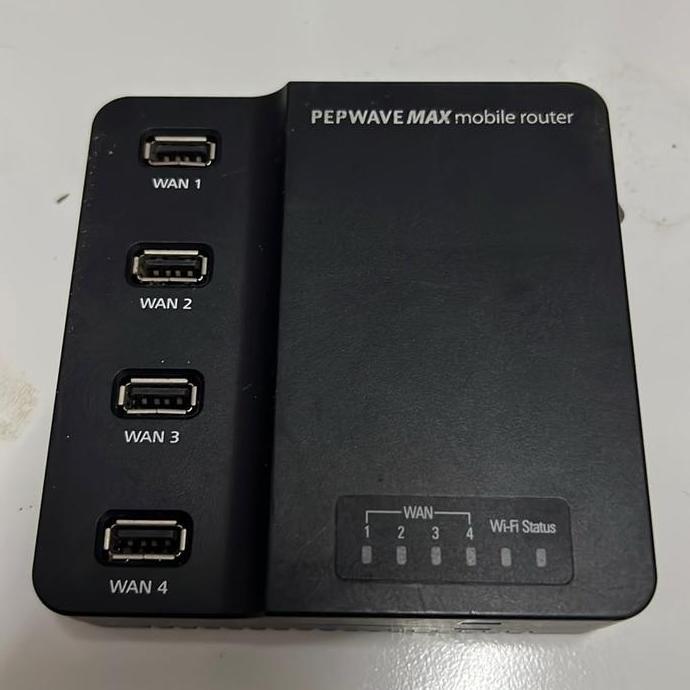 PEPWAVE MAX ON-THE-GO MOBILE ROUTER QUAD USB SPEEDFUSION 4G LTE ROUTER SIAP KIRIM