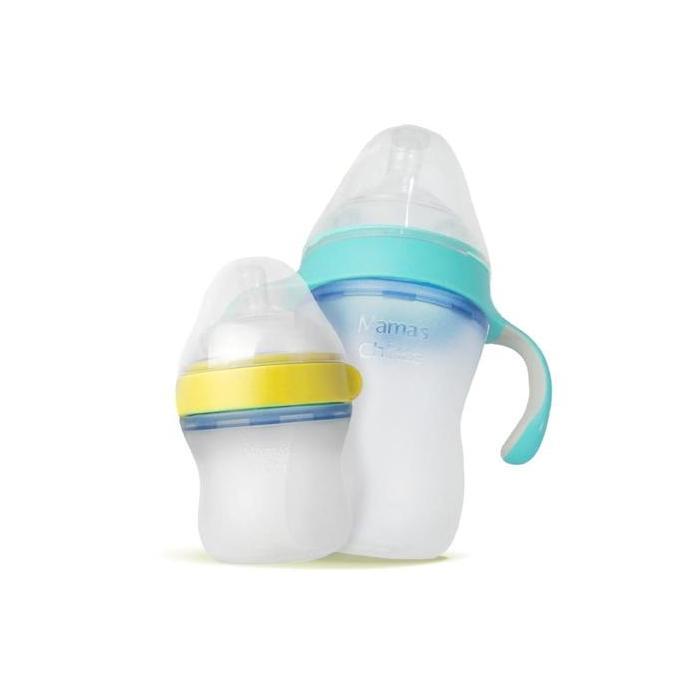 Anti Colic Baby Bottle Mama's Choice (150ml) | Botol Susu Bayi Anti Kolik - Dot Menyamping - Dot Bay