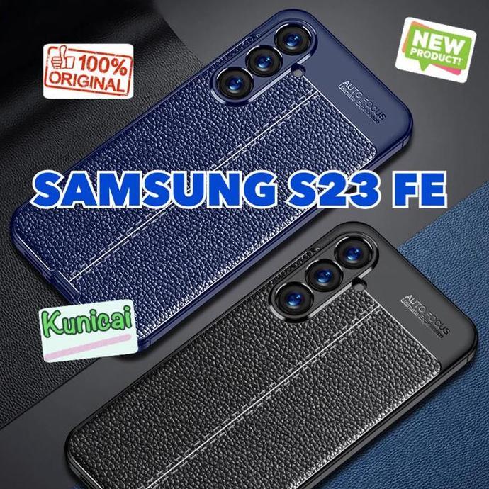 Casing SAMSUNG S23 FE Leather Kulit Jeruk Case Softcase S 23 S23FE murah