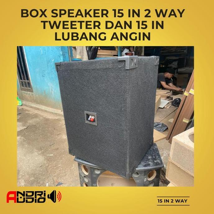 Box speaker 15 in 2 way tweeter