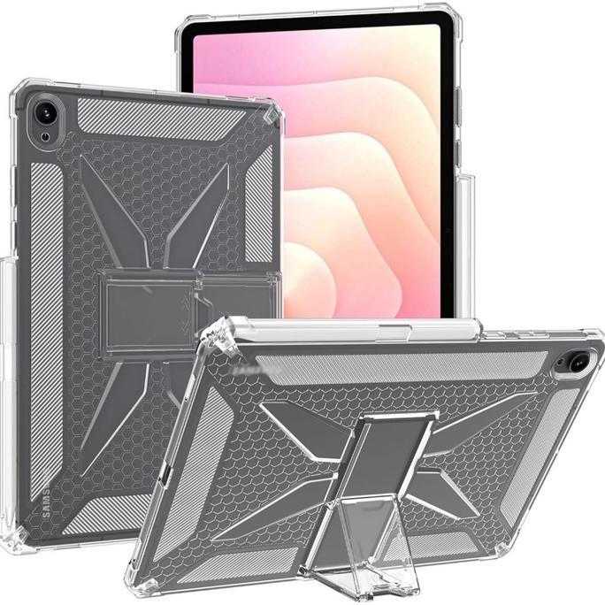 Clear Stand Case for Ip4d 7/8/9 10.2 2019/ 2020/ 2021 TPU Shockproof Cover with Pen Holder murah