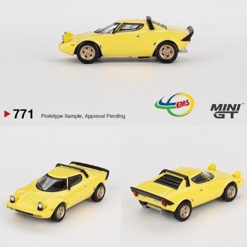 MGT00771 - MINI GT LANCIA STRATOS HF STRADALE GIALLO FLY A2158