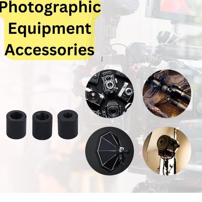 1/4 Female to 1/4 3/8 Female Screw, Adapter Baut Spigot Converter Tripod