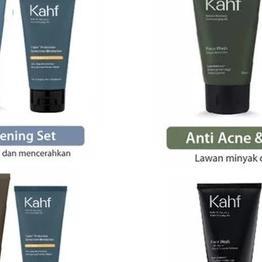 Kahf Paket Skincare Untuk Pria [ Face Wash 100Ml + Sunscreen Spf 30+++] Kahf Skincare Pria