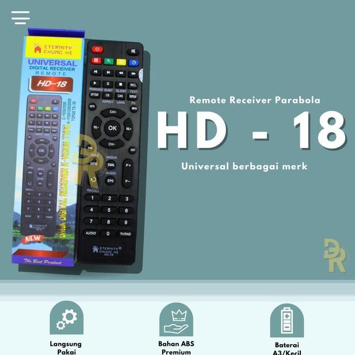Remot Remote Digital Receiver Multi Parabola COMPATIBLE KVision HD18 Bromo C2000