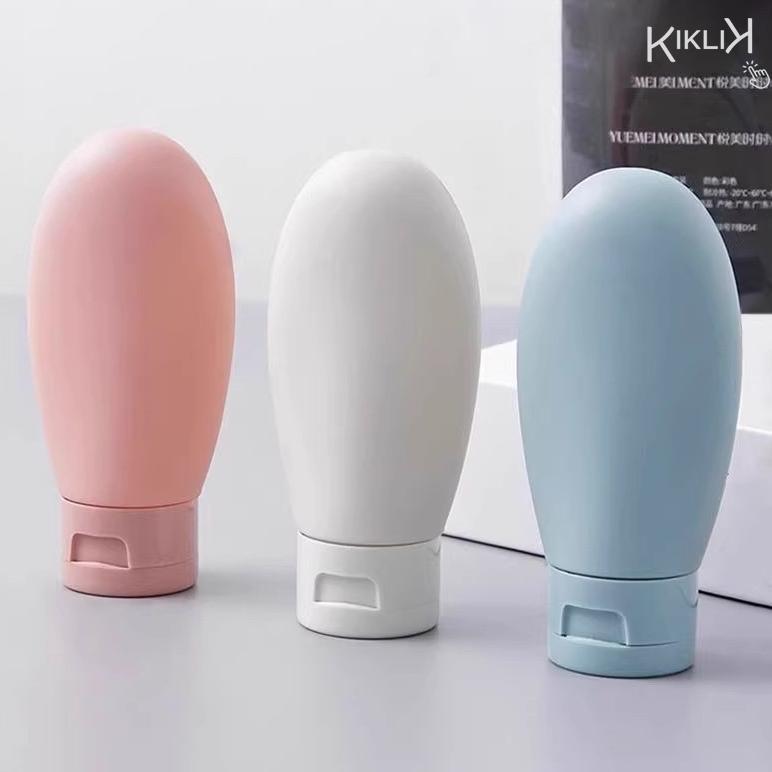 TERBARU [KIKLIK] Wadah Sabun Portable Pouch Pencet Kecil Plastik Botol Isi Ulang