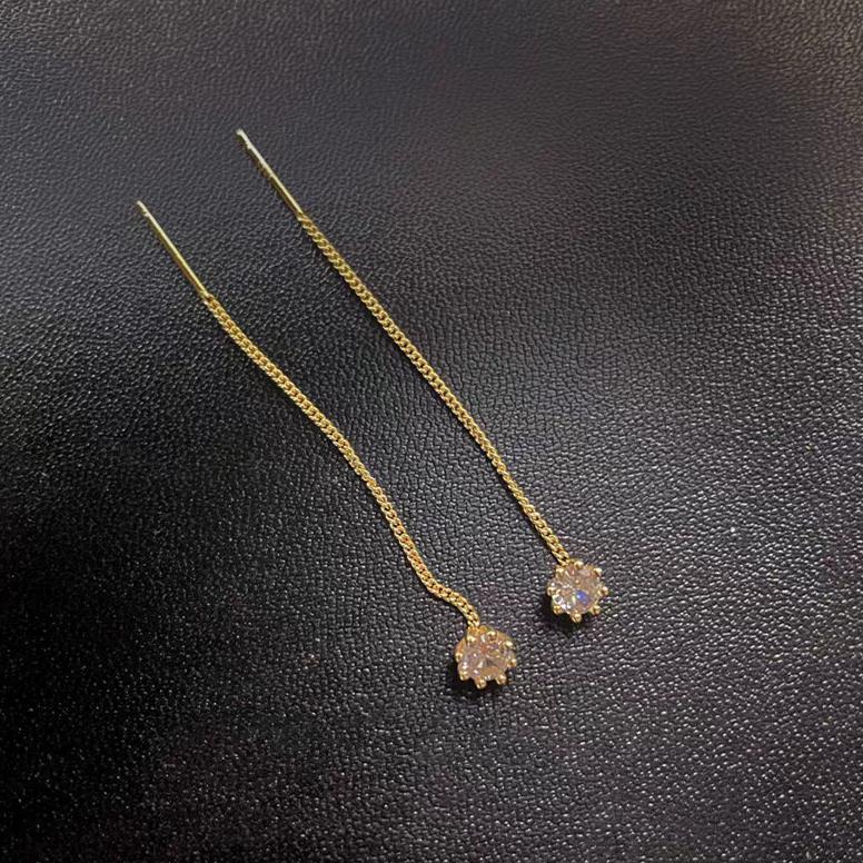 promo anting berlian anting panjang anting wanita anting anti karat  anti luntur