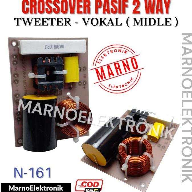 KIT CROSSOVER 2 WAY TWEETER + VOKAL N-161 CROSSOVER PASIF 2 WAY CROSSOVER CROSOVER CROSOFER CROSSOFE