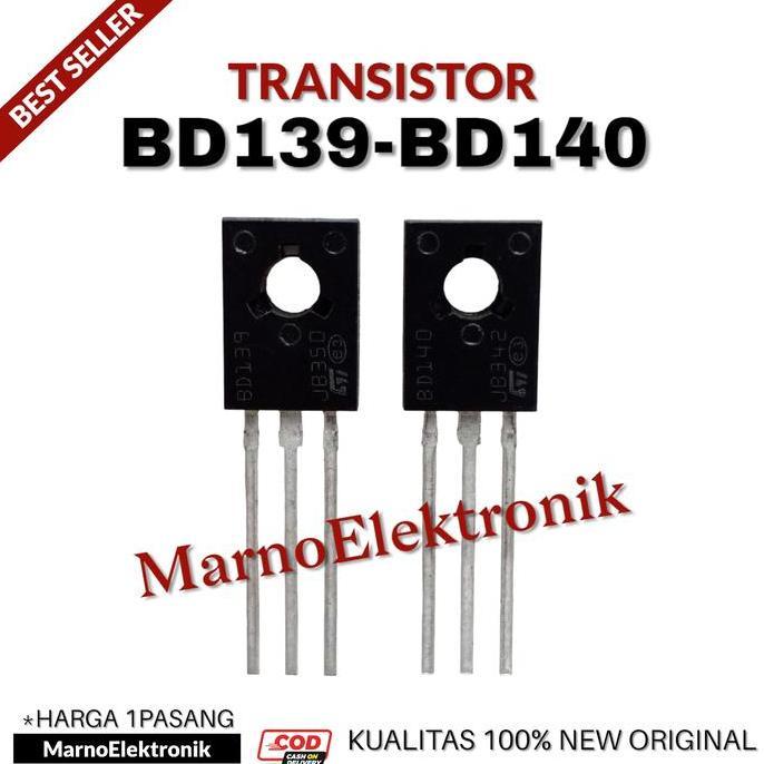 TRANSISTOR TR BD139 BD140 ORIGINAL BD 139 BD 140 ASLI ORI A2162