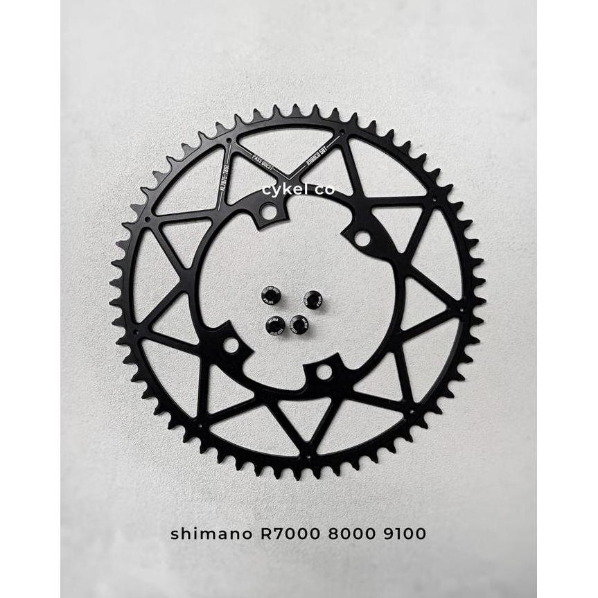 pass quest chainring BCD 110 narrow wide SHIMANO R7000 R8000 R9100