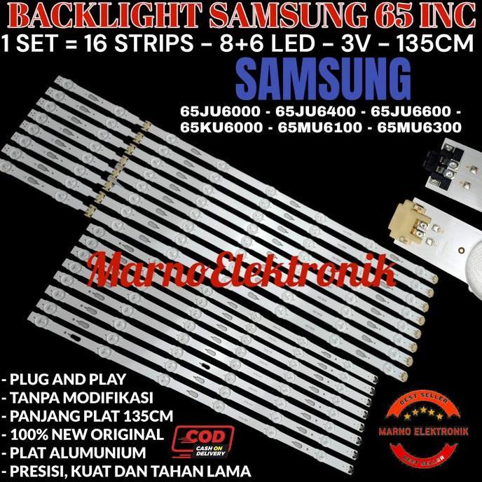 BACKLIGHT TV LED SAMSUNG 65 INC UA 65JU6400 65JU6600 65MU6100 65MU6300 A2162