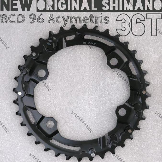NEW ORIGINAL SHIMANO Chainring BCD96 36T Chainring BCD96 Acymetris 36T Chainring SHIMANO 36T BCD96 A