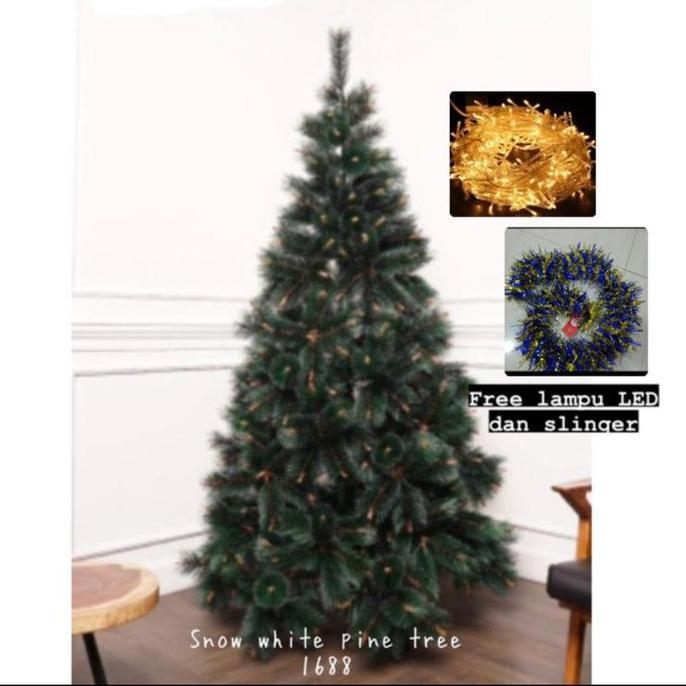 POHON NATAL SNOW WHITE E TREE 4FT/120CM JD1688