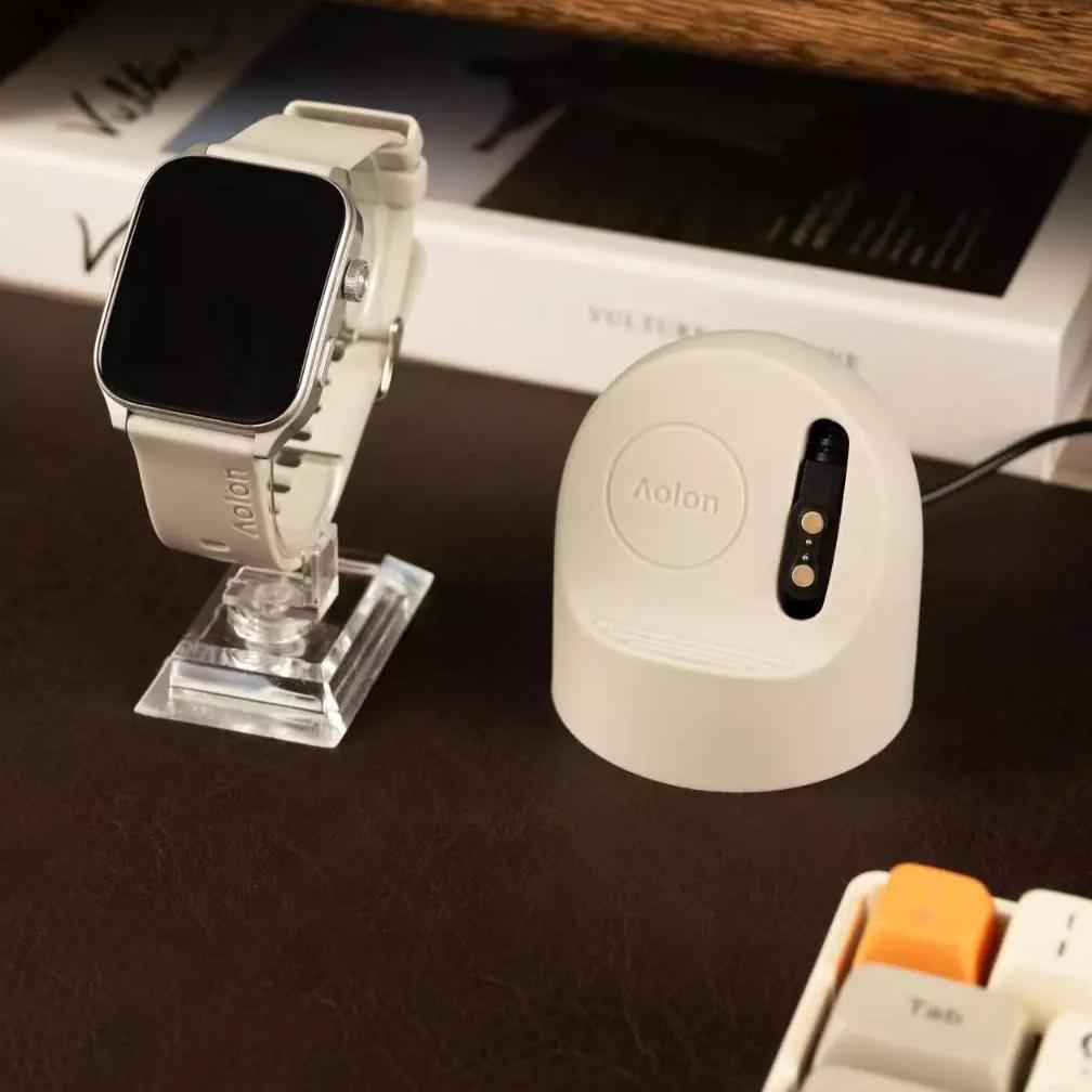 Discount Huafit x Aolon Smart Watch dengan Dock Pengisian Daya Silikon Smartwatch Original