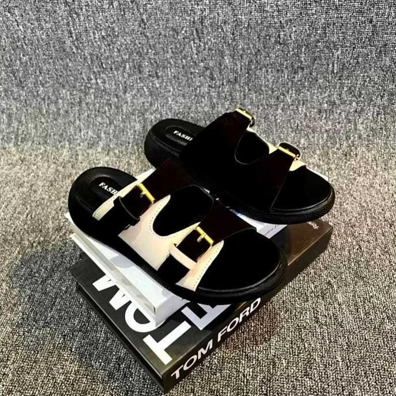 Best Deals Sandal Wanita Gesper Terbaru Dan Terlaris Ban Dua - Ban Dua Gesper//Sandal Casual Wanita 