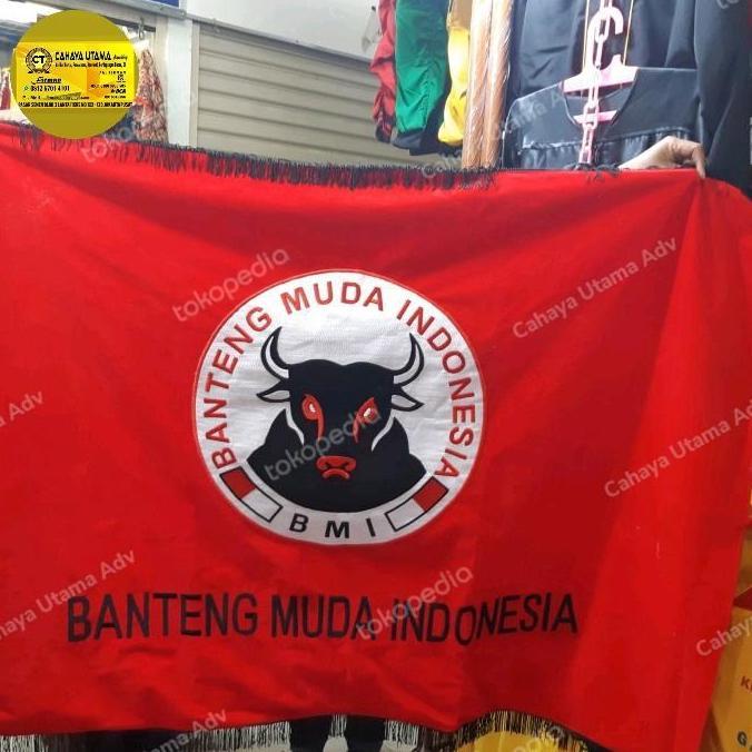 Ready BENDERA PATAKA BMI  CUSTOM ( banteng muda Indonesia )