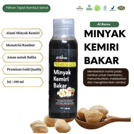 Ready Minyak Kemiri Bakar Original Asli 100ml - Penumbuh Rambut Jenggot Kumis Alis Jambang | Mencega