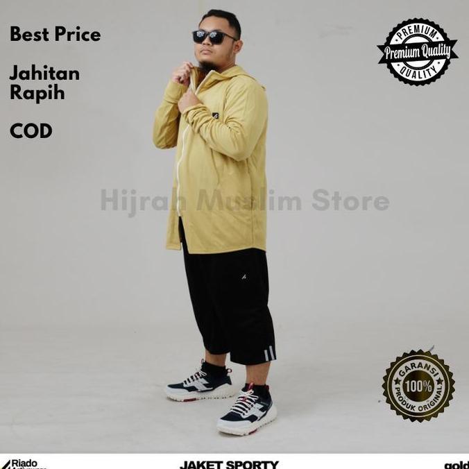Jaket Kurta Sweater Hoodie Jakurta Swoodie Longline by Rosal
