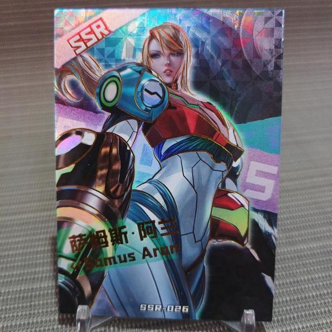Goddess story trading card metroid samus aran SSR 026