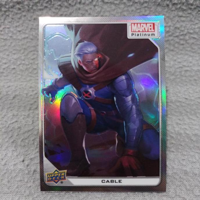 Upper deck marvel platinum 2023 cable rainbow refractor