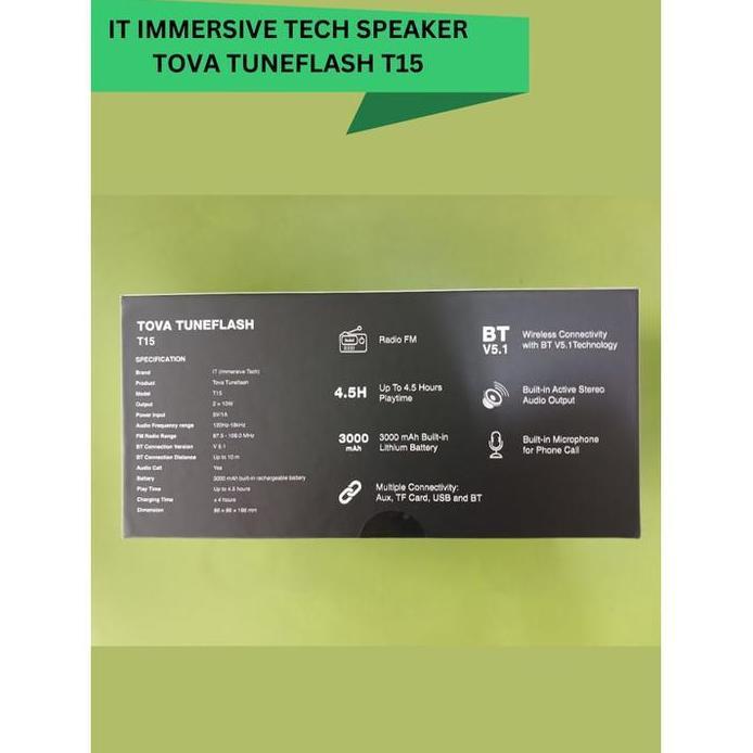 IT IMMERSIVE TECH SPEAKER TOVA TUNEFLASH T15