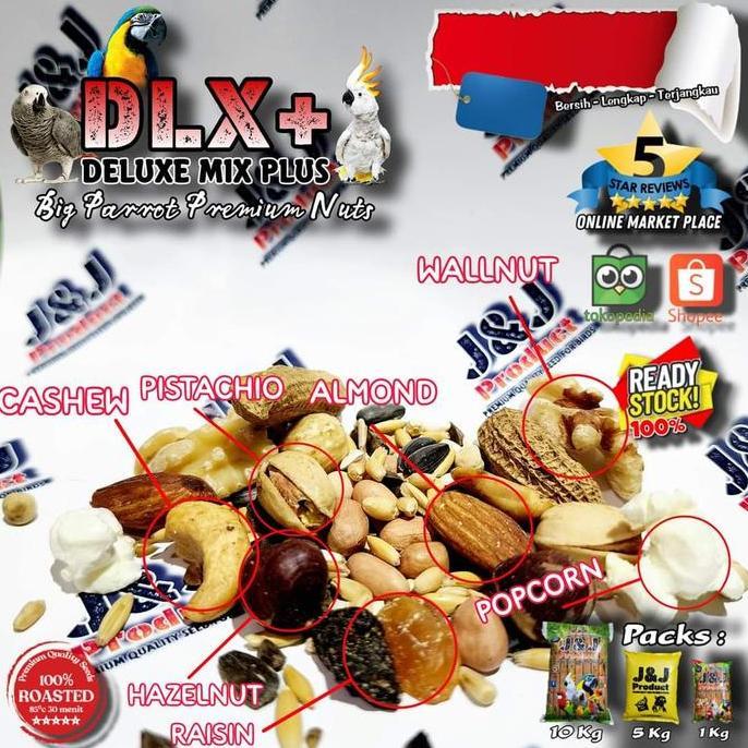 Ready J&J PARROT MIX PAKAN BURUNG PREMIUM