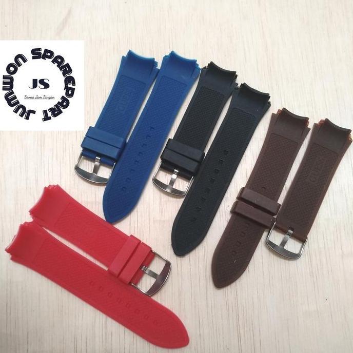 Strap Tali Jam Tangan Guess GS gww0248G5 W0247G3 Pria Rubber