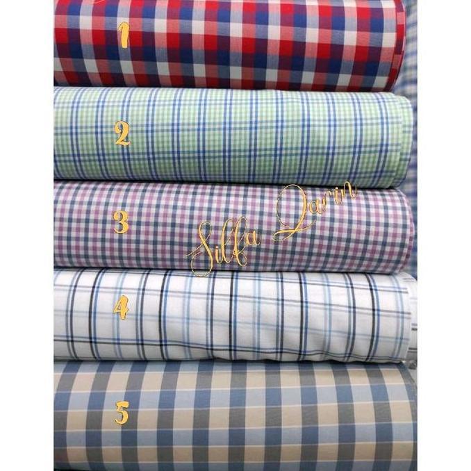 Kain Katun Kotak Yandet Garment _Kain Katun Yandet Kotak _ Kain Kemeja
