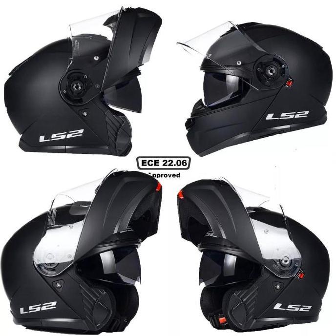 Helm LS2 Modular FF908 Strobe II Solid Matt Black