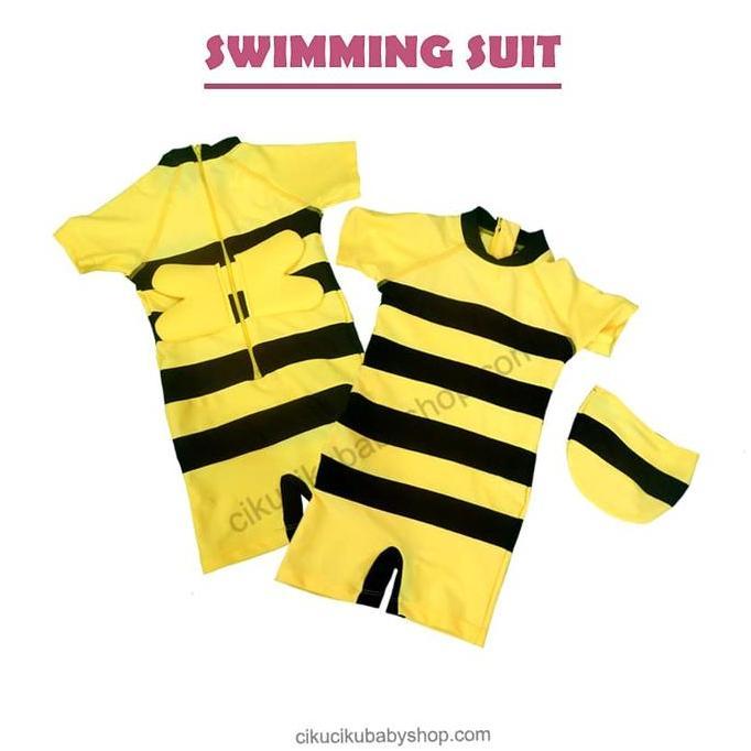 Baju Renang Anak Diving Baby Lebah / baju renang anak