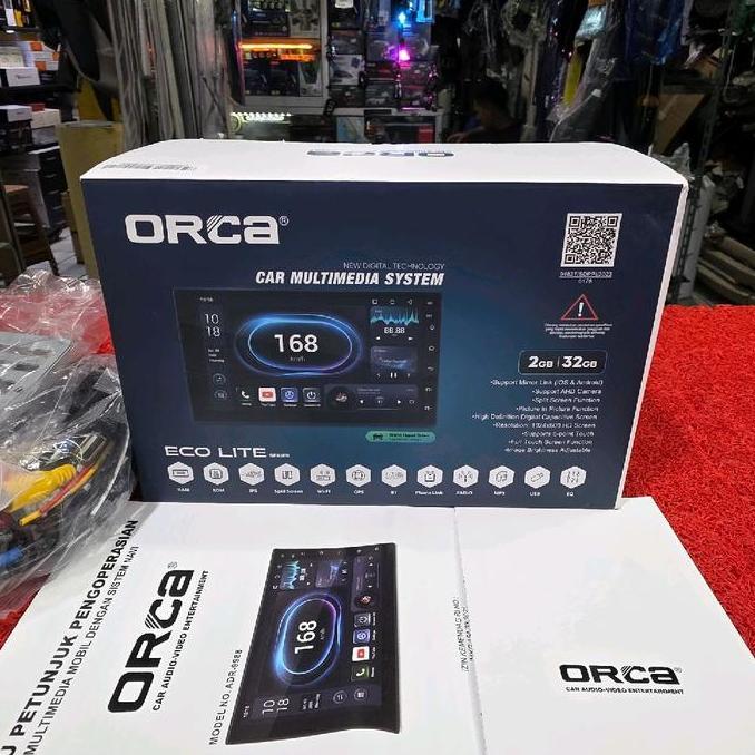 G_NADASULI - HEAD UNIT ANDROID ORCA ECO LITE SERIES ADR-9988 RAM 2GB ROM 32GB 7 IN