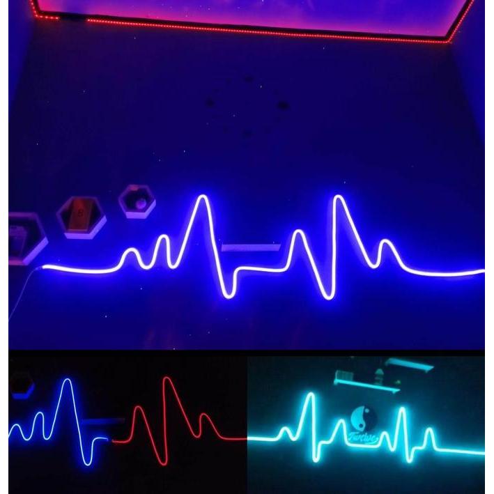 Lictnew- Zaito- Neon Flex Satu Rna 0V Permeter Bonus Colokan / Lampu Hias Kamar Led Neon Sn Led Sela