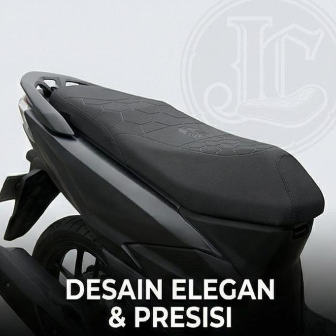 Stok ReadyJokCustom Merek dari Italia Sarung Jok Motor Carbon 3D Kulit Premium Anti Cakar Kucing Var