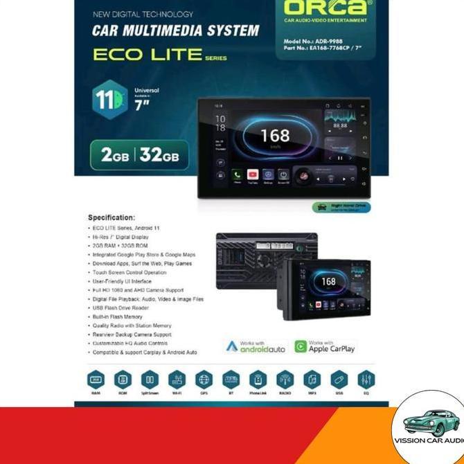 Promo Tv Android Orca Eco Adr-9988 7Inch 2/32Gb