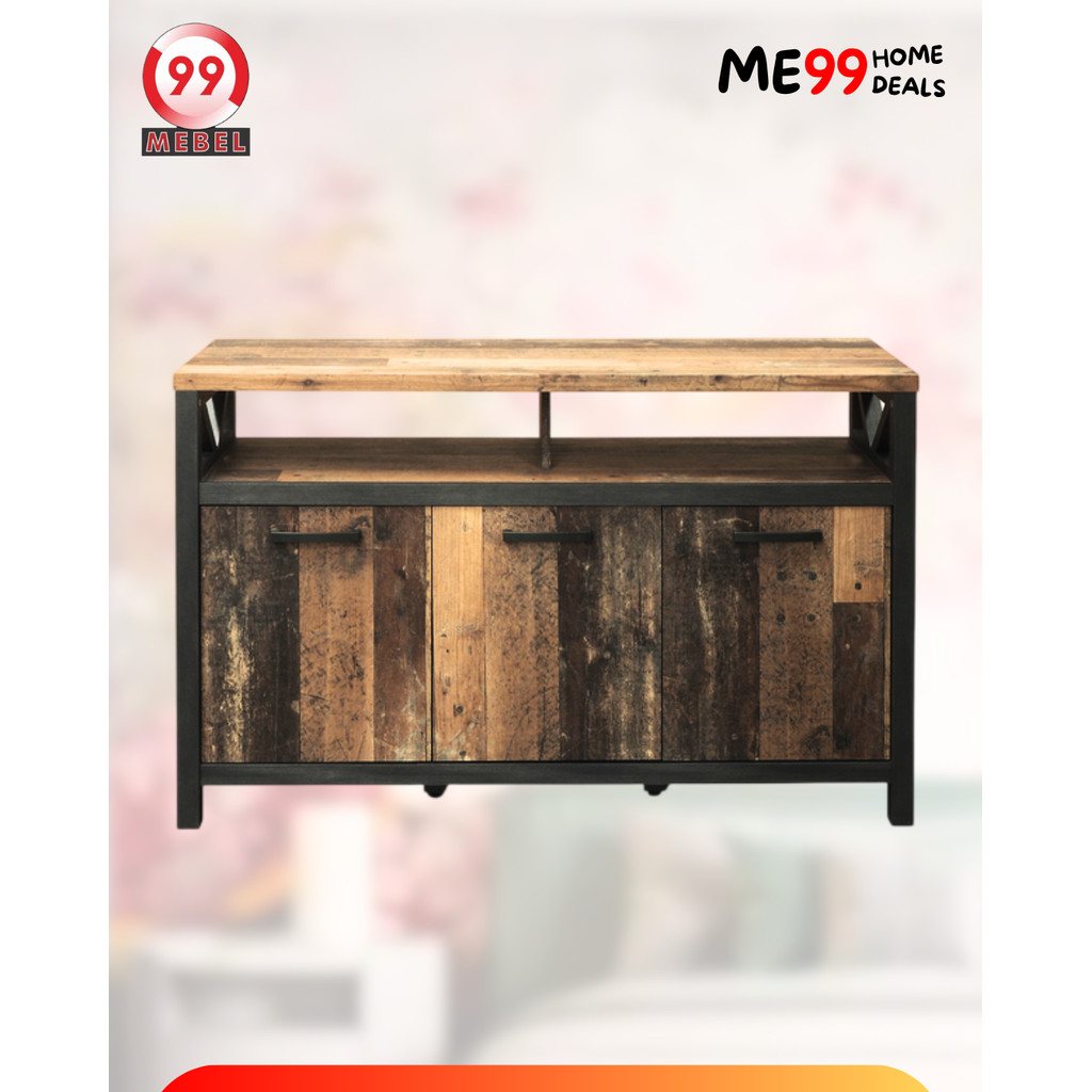 Bufet Pendek Robbie Sideboard buffet tv meja ruang tamu sudut meja caffe