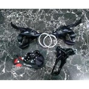 Groupset Shimano Tourney TZ 3 X 7 Speed Shifter RD FD Brake Lever MTB Roadbike Sepeda Lipat Minion M