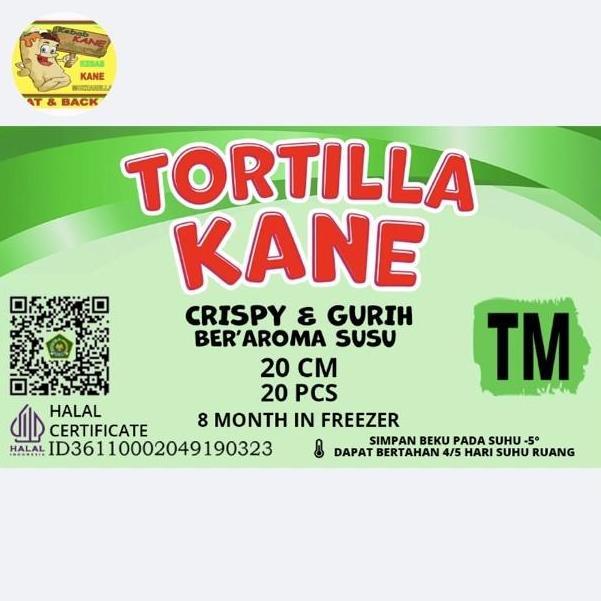 Ovo- Isi 20 Lembar. Kulit Kebab 20Cm / Tortilla / Tortila / Tortilla Wrap / Kulit Kebab