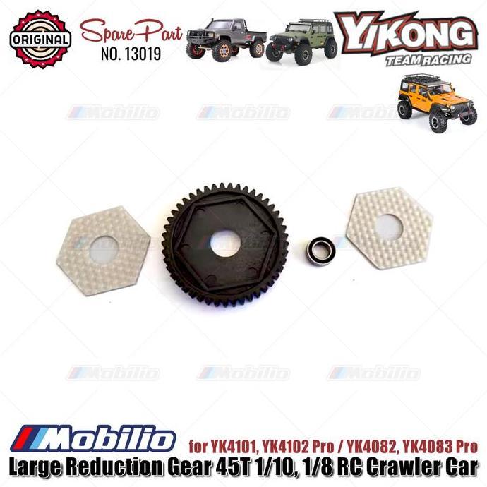 Yikong Part #13019 Large Reduction Gear 45T for YK4101 YK4102 Pro YK4082 YK4083 1/10 1/8 RC Crawler 