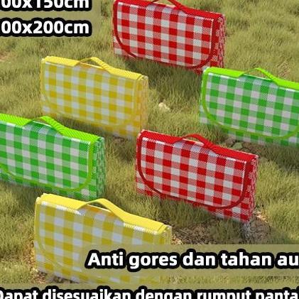 Menebal Perlengkapan Piknik Aesthetic Tikar Piknik Wateroof Piknik