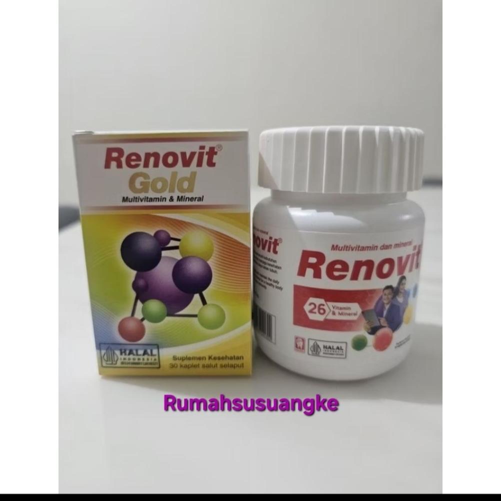 Promo Renovit Multi Vitamin Dan Mineral#Renovit Gold